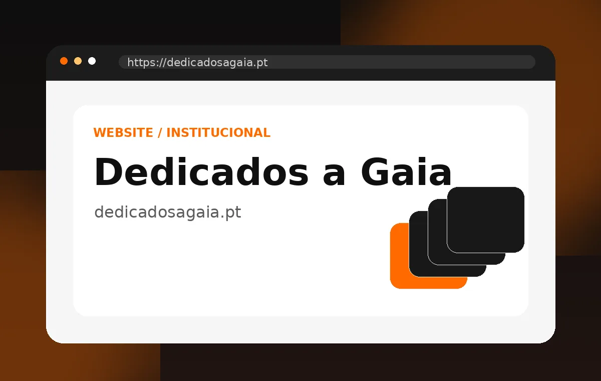 Print do projeto Dedicados a Gaia